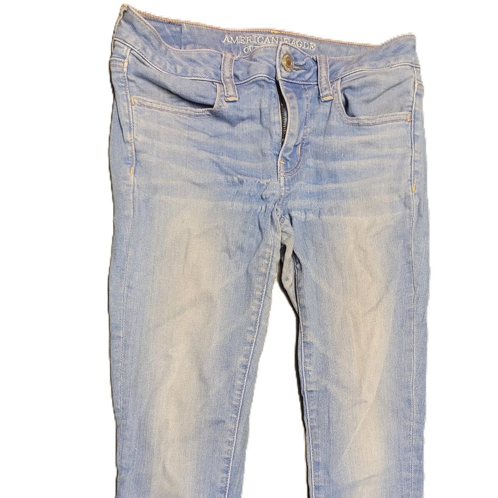 American Eagle Women's Blue Jeans (jegging)